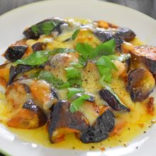 【ピザ風味】なすのチーズ焼き
