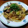 のんの作ってみた!投稿(とろとろ茄子とベーコンのバター醤油パスタ)
