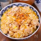 極とろ卵と濃厚チーズの🤭💕親子丼スペシャル🍚