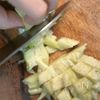 簡単に作れる激ウマおつまみ‼︎『茄子とコンビーフのタルタル』の工程2