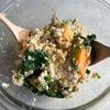 まさかの味付け！【柿とほうれん草の絶品白あえ】の工程4