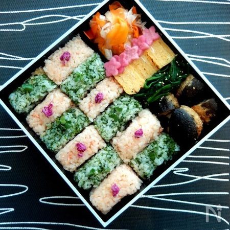 椎茸つくねとおしゃれなのり弁 見せる和弁当 By 曽布川優子 レシピサイト Nadia ナディア プロの料理家のおいしいレシピ