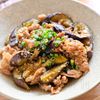 【豚こまなすのごま照り炒め】食材２つでパパッと激うまおかず！
