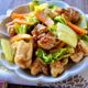 【鶏肉と白菜のヘルシー炒め】優しい和風味が美味しい😋