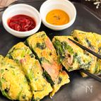 寄せて焼くだけ！たっぷりほうれん草のオムレツ