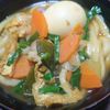 kkkkの作ってみた!投稿(ルウ+めんつゆでお手軽に♡『出汁薫る絶品カレーうどん』)