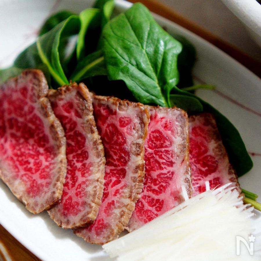 国産牛たたきのレシピ