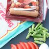 簡単！【ジョンソンヴィルと彩り野菜のライスペーパーガレット】の下準備