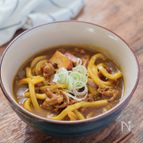 パウダールウで失敗なし！さつま揚げとねぎのカレーうどん