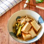 『⏰所要時間15分♡』厚揚げときのこの甘辛煮
