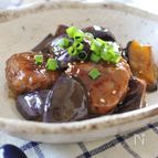 ナスと肉団子の黒酢あん