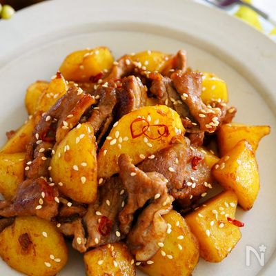 【10分・節約満足おかず】子供ウケ抜群!焼肉ポテト