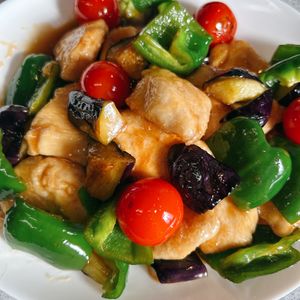 サラの作ってみた!投稿(【鶏むね肉と茄子の南蛮炒め】ポン酢で簡単)
