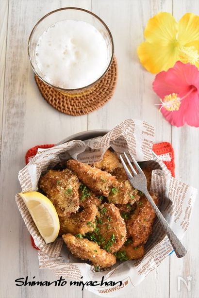 鶏むね肉で♪タンドリーチキンナゲット