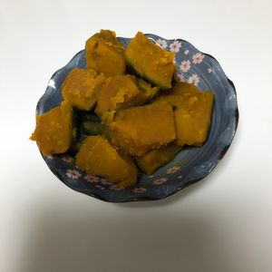 junメグ♡の作ってみた!投稿(裏ワザで激的ホクホク！かぼちゃの煮物)