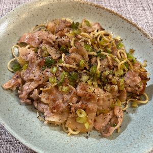 楽ラク手抜キッチン🐶🐾の作ってみた!投稿(冷めてもおいしく食べられる！塩こうじ焼きそば)
