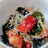 まゆのの作ってみた!投稿(［トマトとちりめんの海藻サラダ］2Step！爆速副菜！和え物)