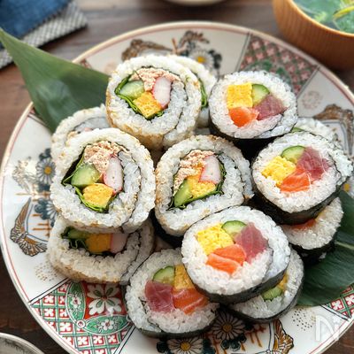 【巻き寿司】手軽に作れる！我が家の色々巻き寿司