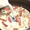 一度食べたら忘れられない【ジェノボナーラ】の工程2