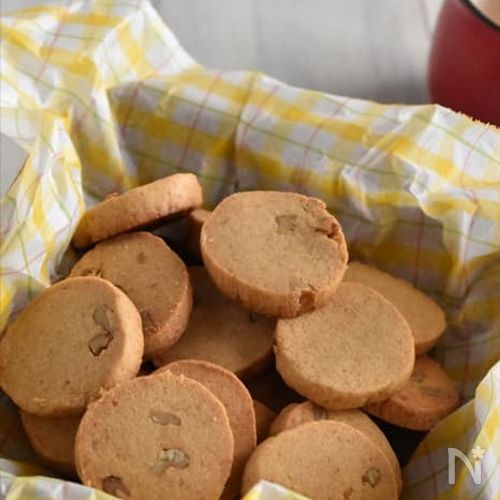 【米粉とクルミのさくほろっ♡きなこクッキー】ついつい手が出る
