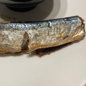すみれの作ってみた!投稿(フライパンで簡単！さんまの塩焼き)