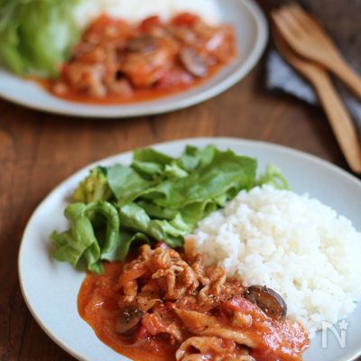 トマト缶で簡単!ハヤシライス