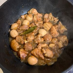 669544の作ってみた!投稿(給食で大人気！コク深さっぱりチキンアドボ)