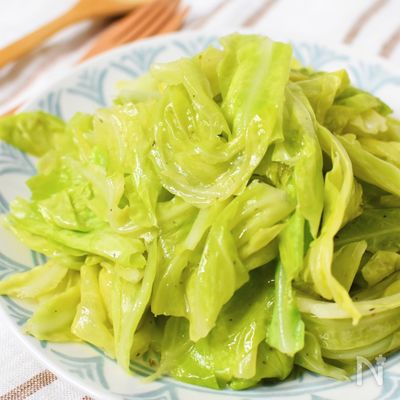 【ガリバタハーブ春キャベツ】レンチン3分