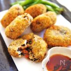 ひじきの煮物deリメイクヘルシーコロッケ