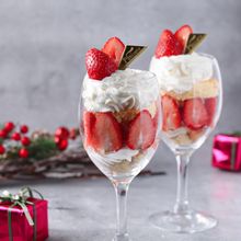 【クリスマスに♡】グラスで作るショートケーキ