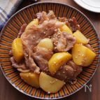 【時短】豚肉とじゃがいもの甘辛ゴマ炒め