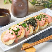 シャキシャキ＆ほくほく居酒屋メニュー【明太長いもステーキ】