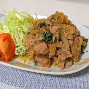 莉子の作ってみた!投稿(【ご飯がすすむ！豚こまと大葉のうま味噌バター炒め】)