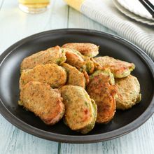 『かまぼこの青のりチーズピカタ』(おせちリメイク)