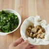 あさりと小松菜のチャーハンの工程1