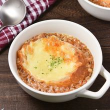 5分で作る♪【オニオングラタンスープ】