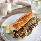 さんまのカレーサンドイッチ