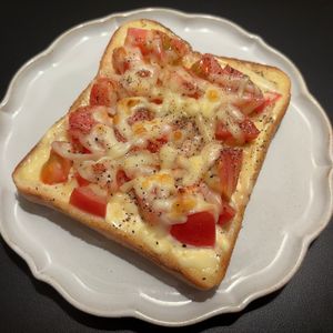mi♡の作ってみた!投稿(トマトのジューシーさがたまらない!トマチートースト)