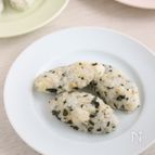 【離乳食】手づかみごはん＊わかめごはんのお焼き