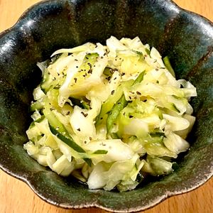 michuの作ってみた!投稿(キャベツときゅうりのさっぱりマリネ【作り置き】)