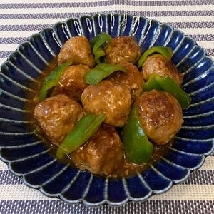 𝔂𝓾𝓶𝓲🍓の作ってみた!投稿(【簡単♪肉団子とピーマンの甘酢あん】ピーマンで彩り＆栄養◎)