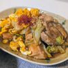 莉子の作ってみた!投稿(【鶏むね肉とキャベツのふわとろ卵いため】)
