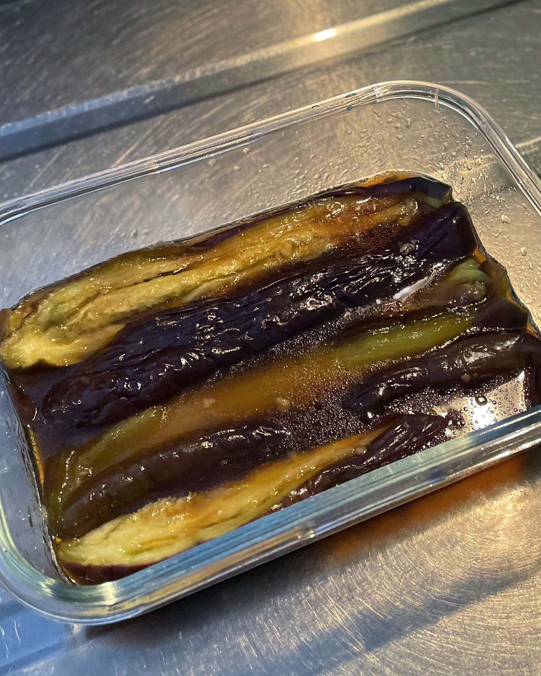 レンジでとろける美味しさ『裂きナスの煮浸し』簡単時短レシピ