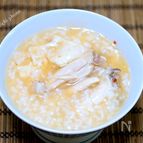 「あなわた」でピリッと優しい味の中華がゆ