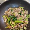 ゆーなの作ってみた!投稿(ワンパン10分!【豚肉と小松菜のオイスター炒め】ご飯すすむ♩)