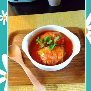 チョロリスの作ってみた!投稿(【ロールキャベツのトマト煮込み】冬に食べたい絶品定番おかず！)