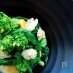 菜の花とアサリの辛子酢味噌和え