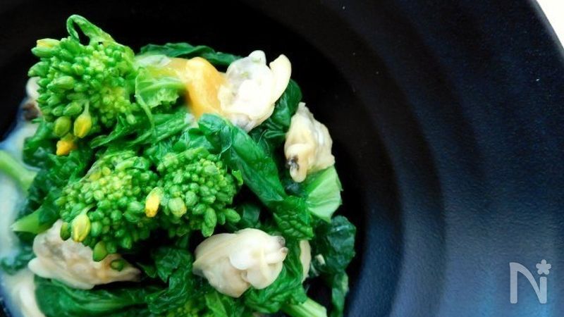 菜の花とアサリの辛子酢味噌和え レシピサイト Nadia ナディア プロの料理家のおいしいレシピ