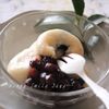 栁川かおりの作ってみた!投稿(ねり胡麻アイス　白玉添え)