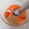 完熟トマトごまドレッシングの工程3